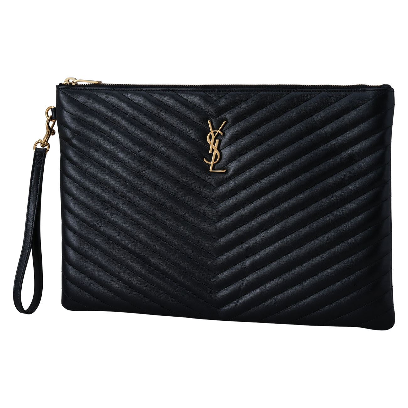 Yves Saint Laurent(USED)생로랑 440222 모노그램 쉐브론 클러치